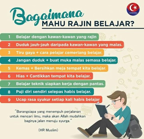 Simple Tips | Bagaimana Mahu Rajin Belajar