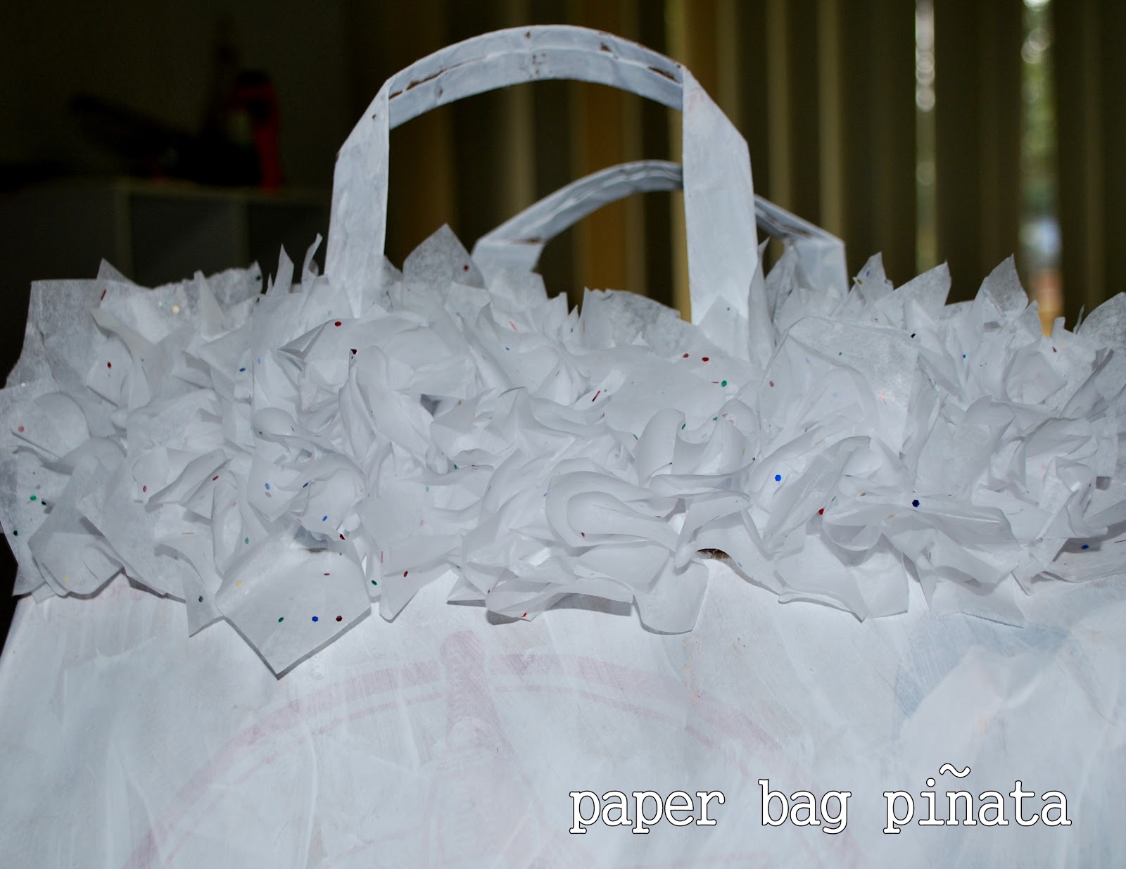 Temporary Insanity, Permanent Joy Paper Bag Pinata Tutorial