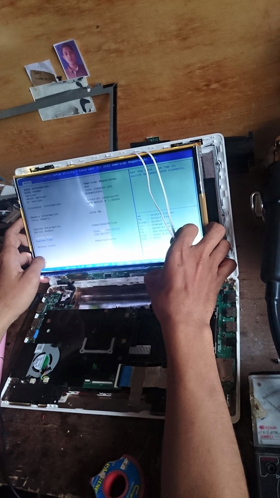 biaya ganti lcd laptop asus