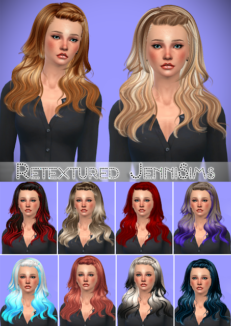 Downloads Sims 4 Newsea Morrison Hair Retextured Jennisims