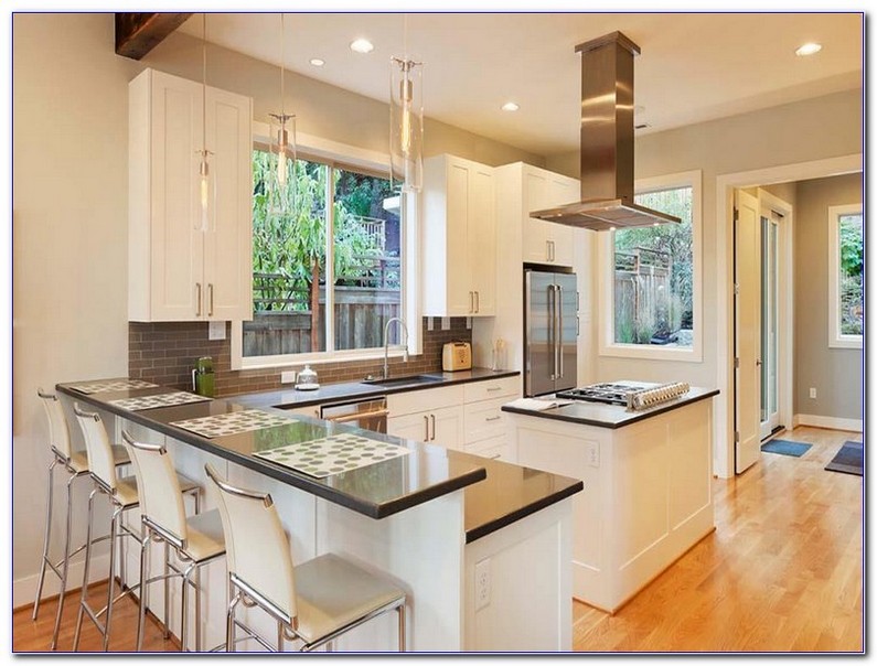 Kitchen Island With Bar Stool Seating Design Ideas