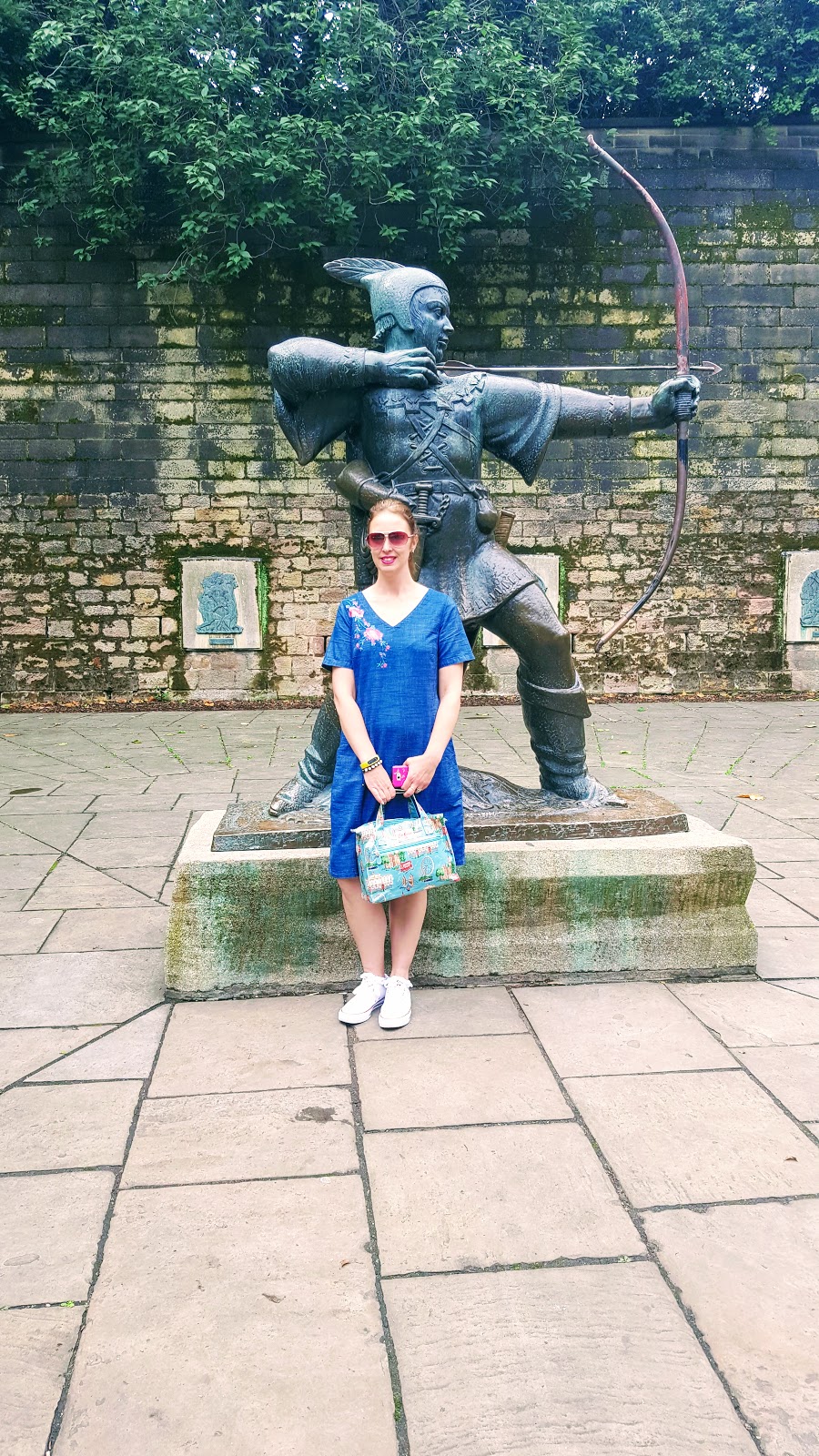 What I Wore : Nottingham Castle : Denim Dress Review