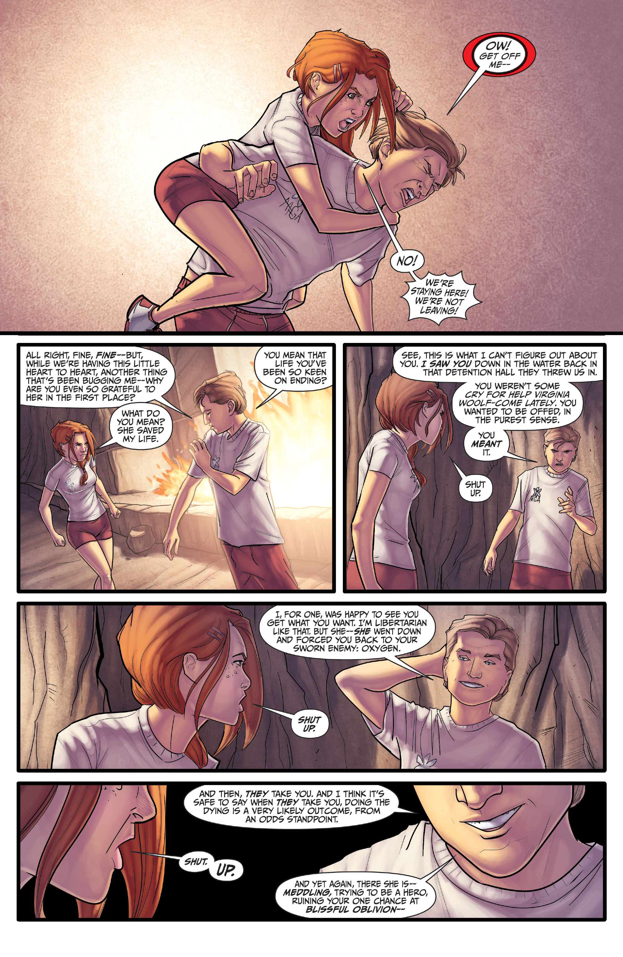 Read online Morning Glories comic -  Issue #17 - 13