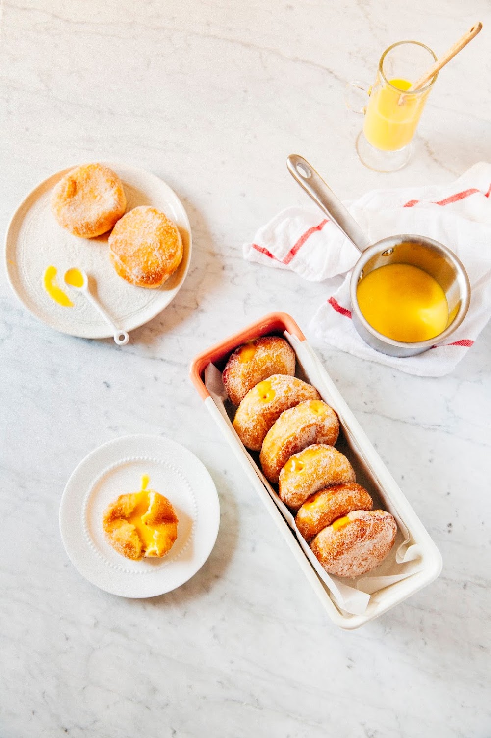 passionfruit curd donuts