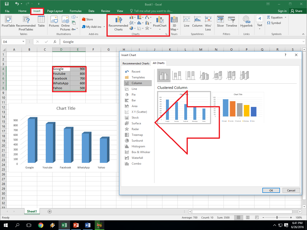 How To Insert A Chart In Powerpoint From Excel