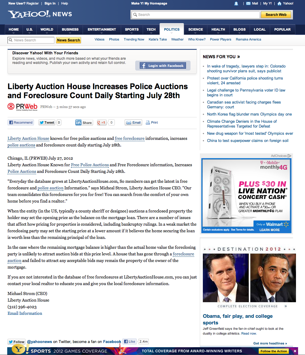 Police Auctions and Government Auction Information