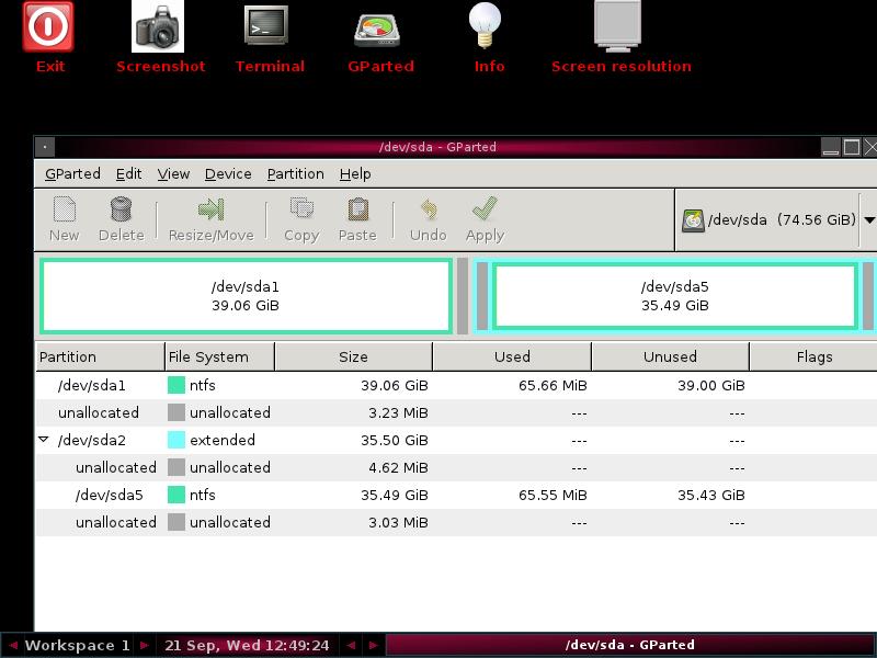 Gparted el Partition Magic para Linux Tecnoinfotronica