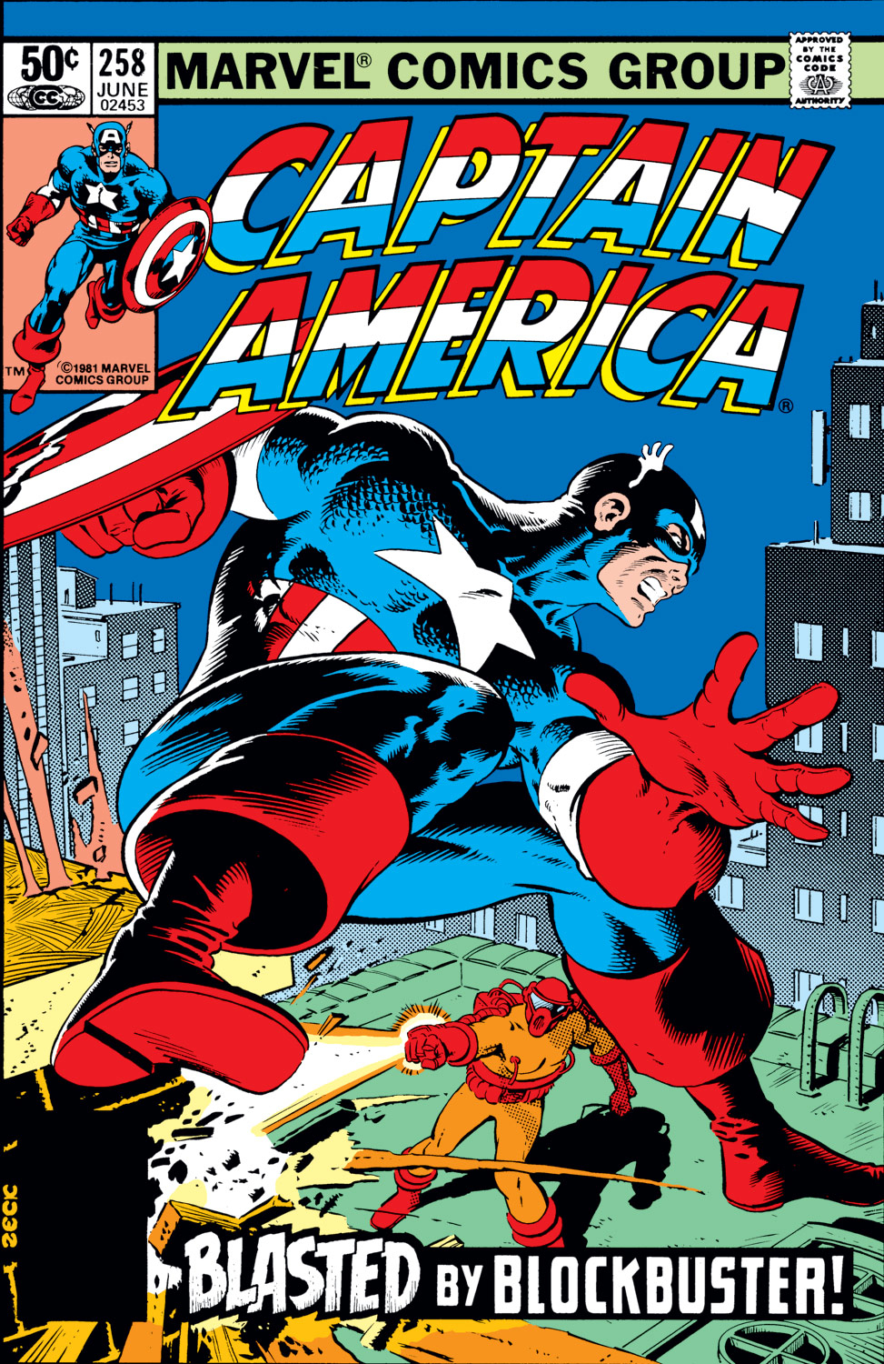Read online Captain America (1968) comic -  Issue #258 - 1