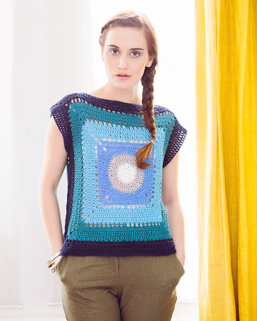 Tshirt top Crochet pattern