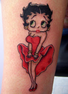 Betty Boop Tattoo Design Photo Gallery - Betty Boop Tattoo Ideas