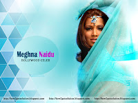 meghna naidu wallpaper, blue, saree, photo, different, image for laptop screen, cute indian celeb