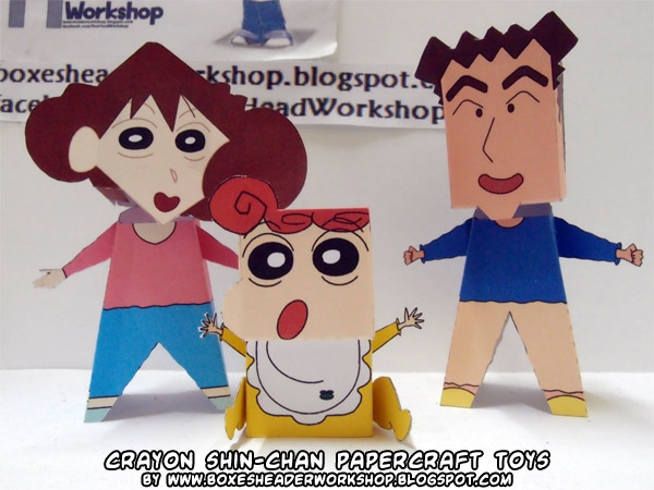 Ninjatoes' papercraft weblog: Papercraft ERASED Kayo-chan