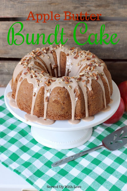 Apple Butter Bundt Cake recipe from Served Up With Love