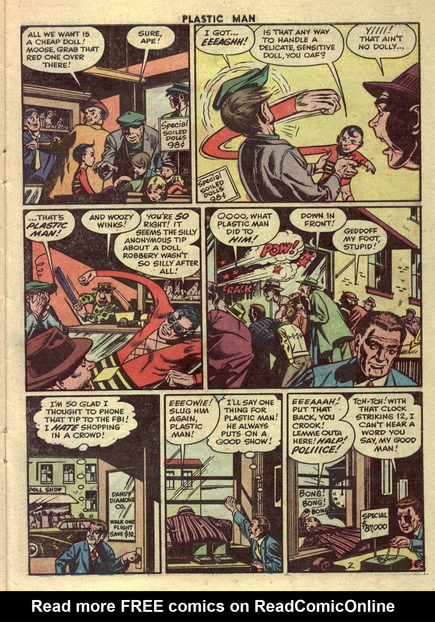 Read online Plastic Man (1943) comic -  Issue #42 - 27