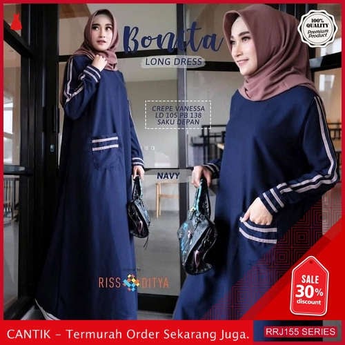 Jual RRJ155D167 Dress Bonita Long Wanita Dress Sk Terbaru BMGShop