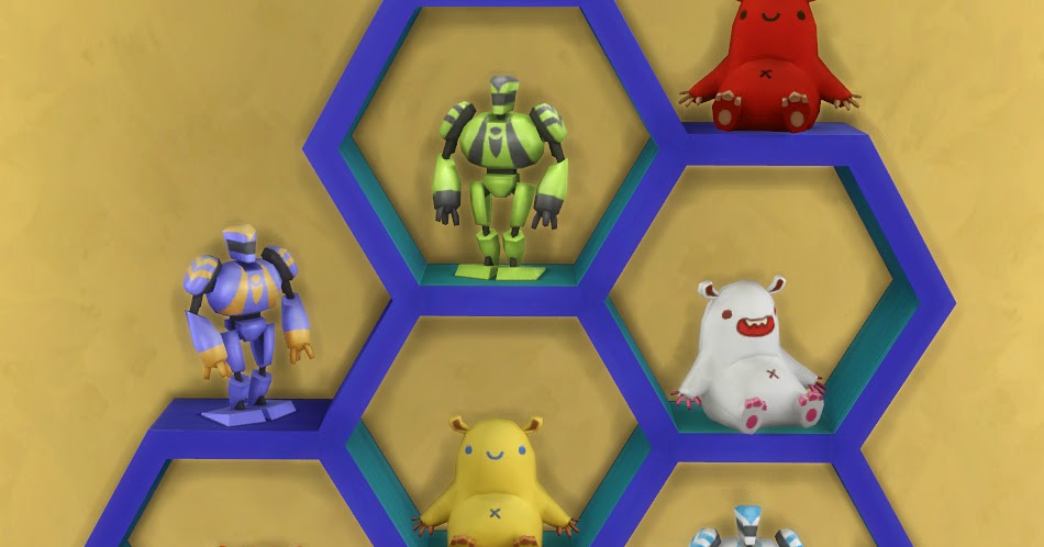 My Sims 4 Blog Updated Little Monster Guards Bear And Bot Defenders