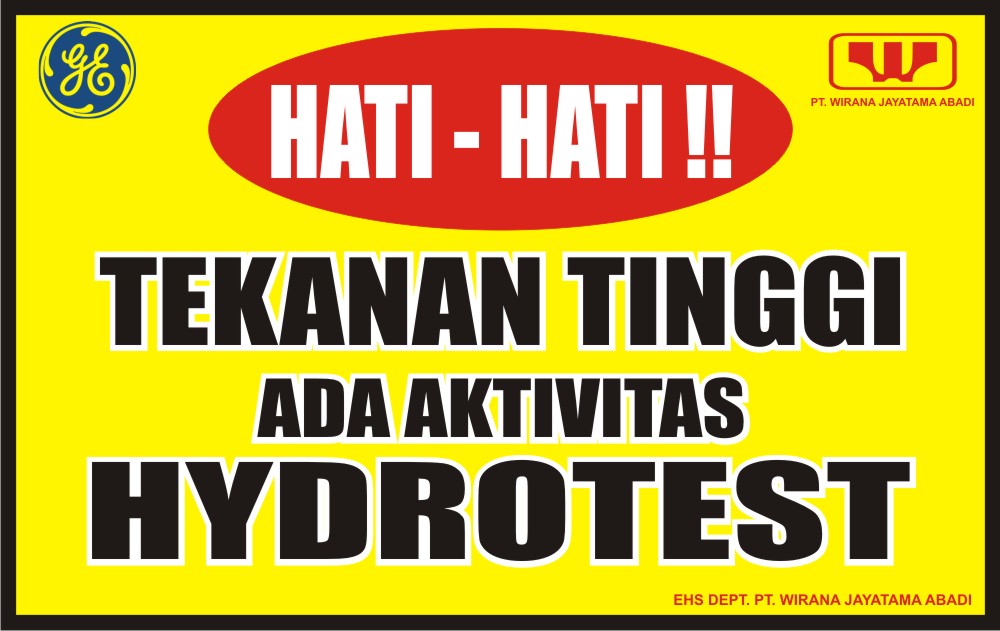 Contoh Spanduk Keamanan Keselamatan Proyek atau Safety Proyek Format