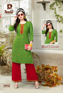 Raashi tesla kurtis With palazzo