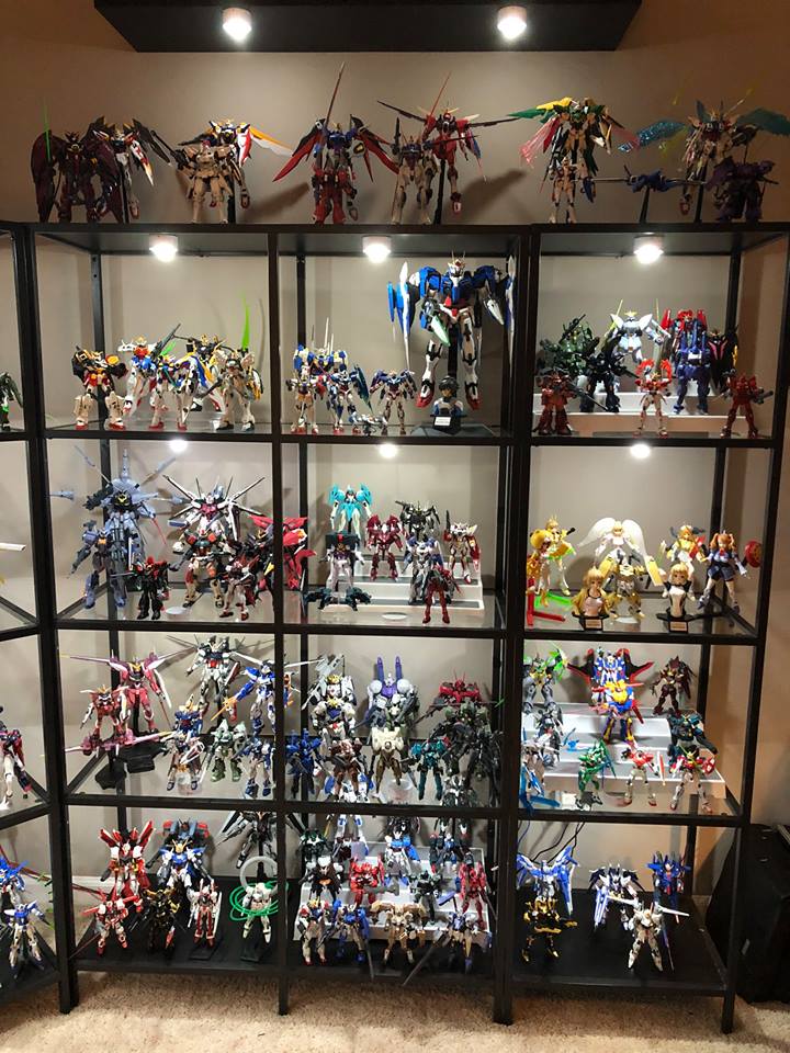 A Simple Yet Setup for a GunPla Collection by Stuart Culpepper