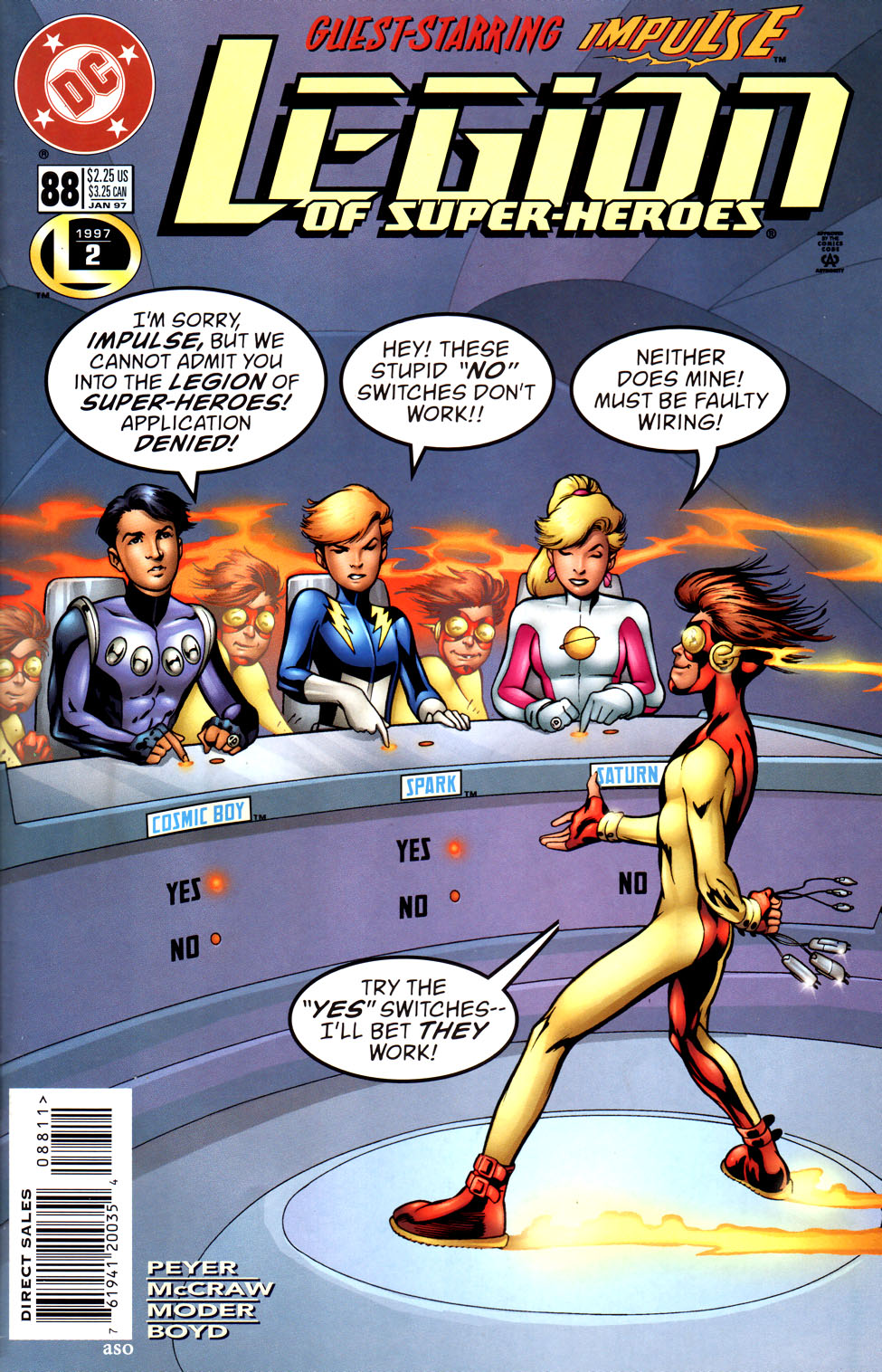 Read online Legion of Super-Heroes (1989) comic -  Issue #88 - 1