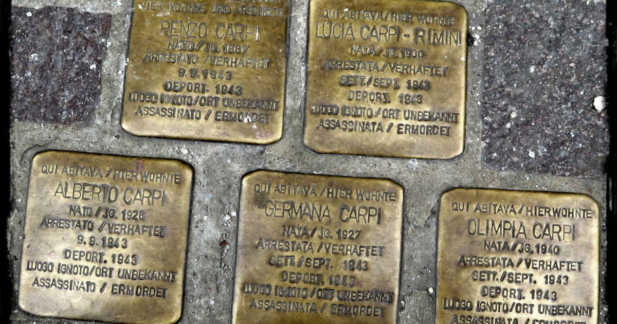 In Memoriam Familie Carpi