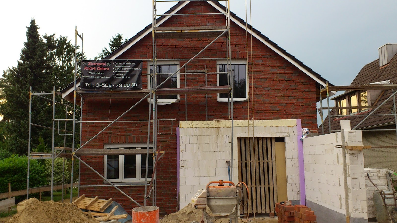 hausbau: Es geht weiter...Trockenbau, Garage, Fenster...