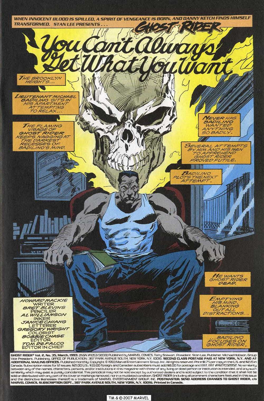 Ghost Rider (1990) issue 35 - Page 3