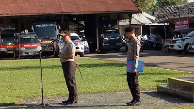 Kapolres Hsu Cek Personilnya Setelah Lebaran