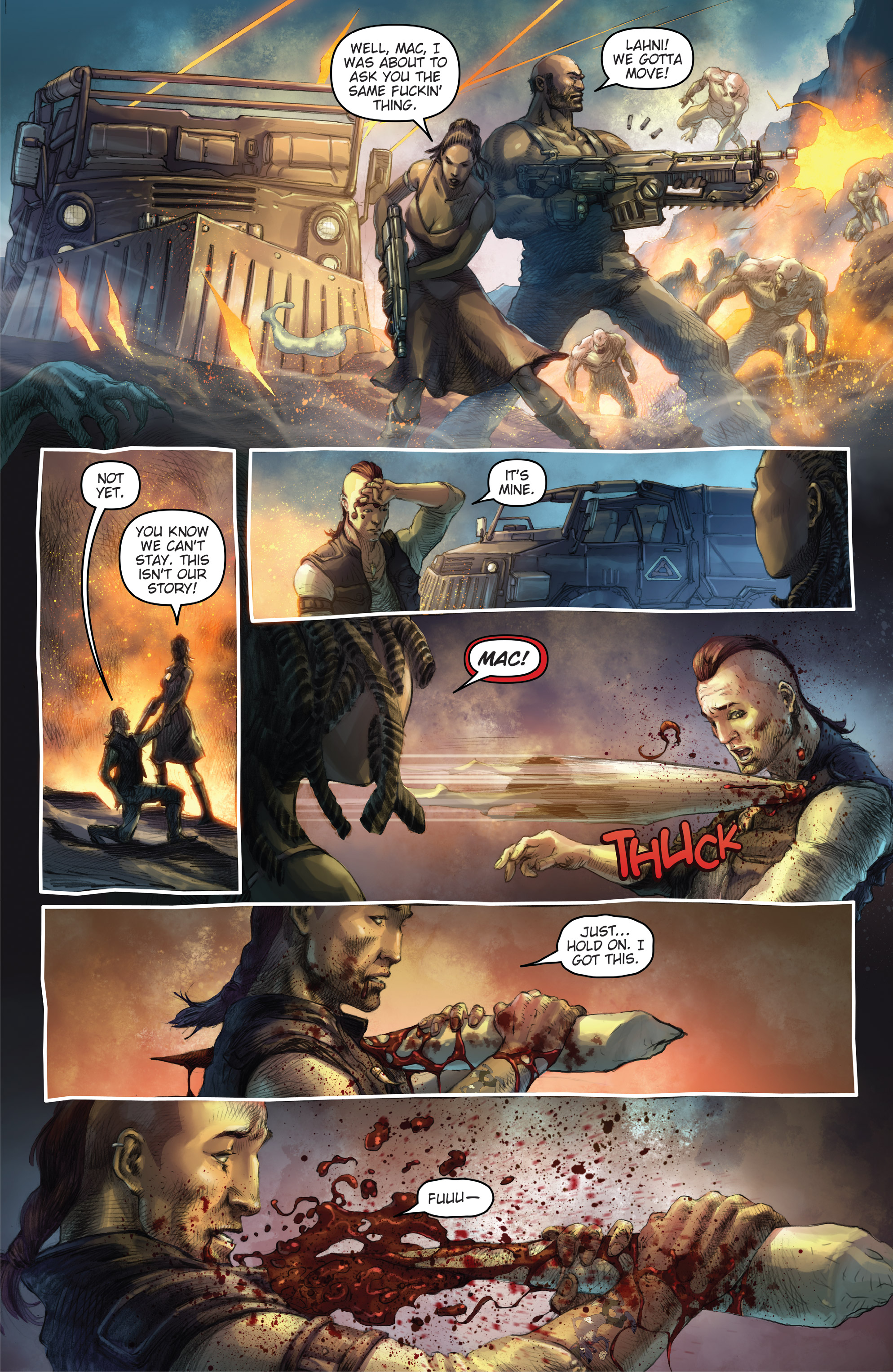 Read online Gears of War: Hivebusters comic -  Issue #1 - 6