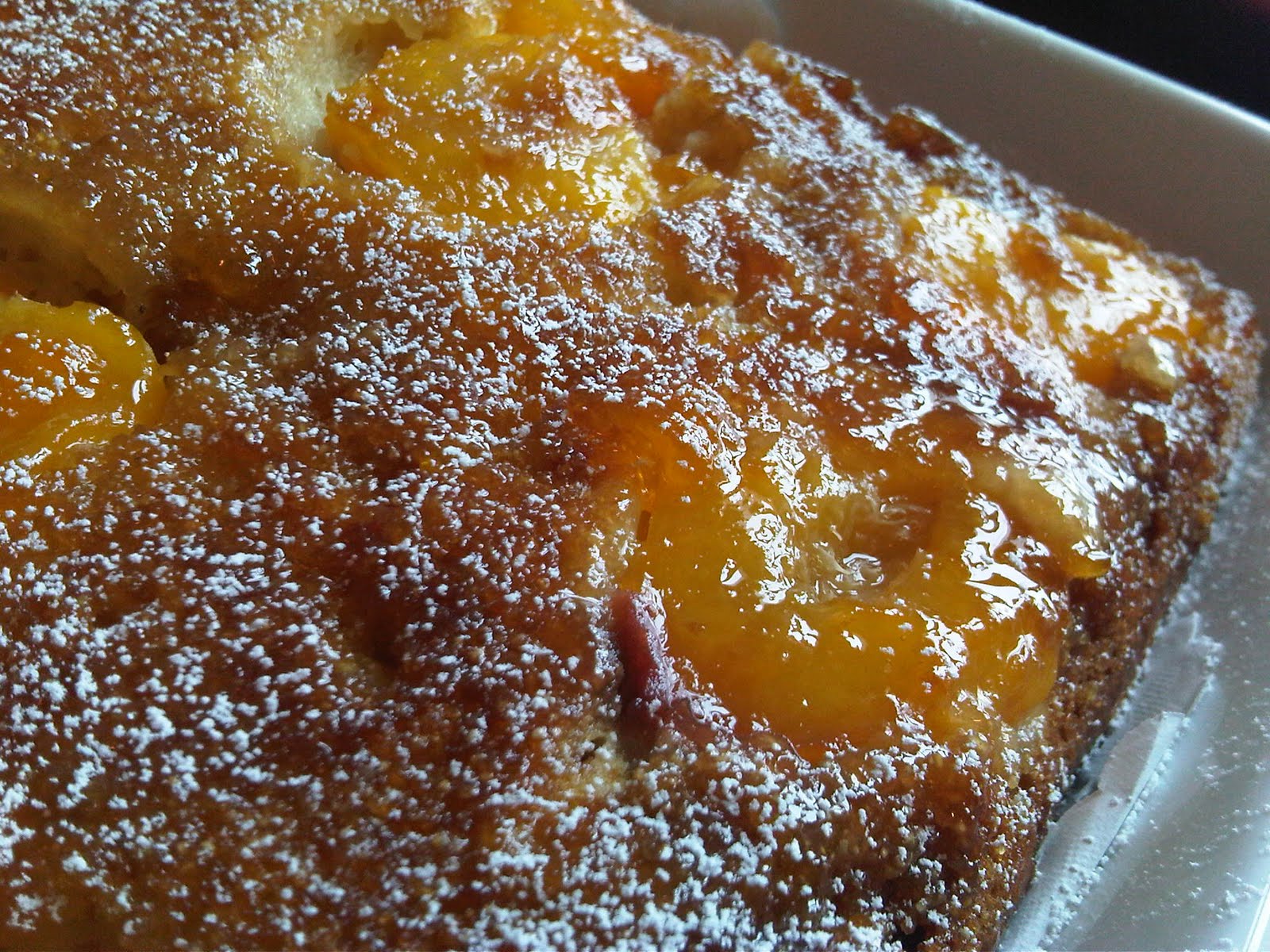 lazy dazy Apricot Upside Down Cake