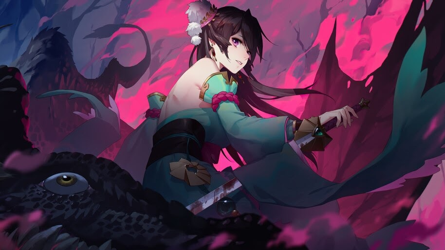 Anime, Fantasy, Girl, Warrior, 4K, #6.999