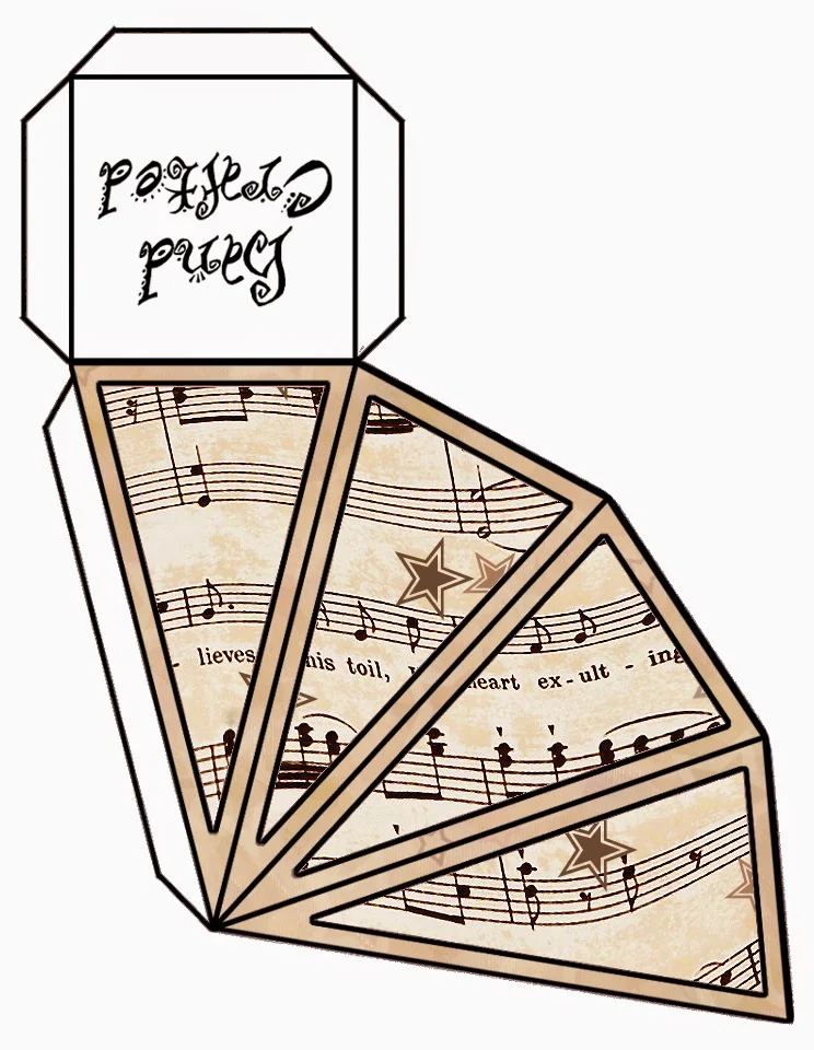 Nice Music Design Free Printable Boxes. Oh My Fiesta! in english