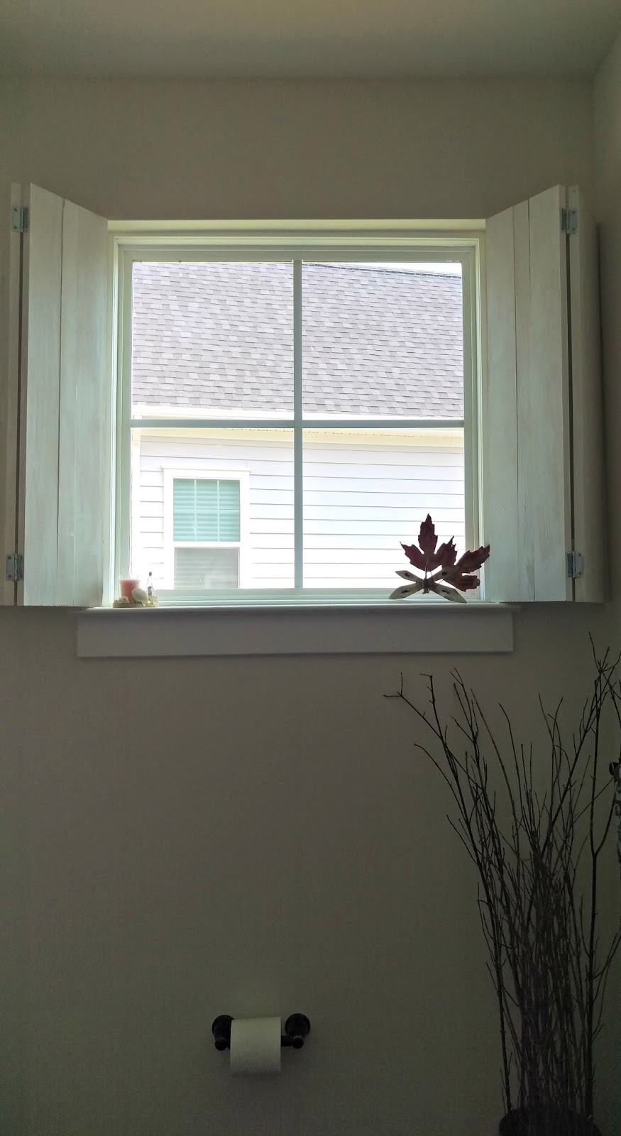 Potomac Shores Living DIY Rustic Shutters and Window Treatments