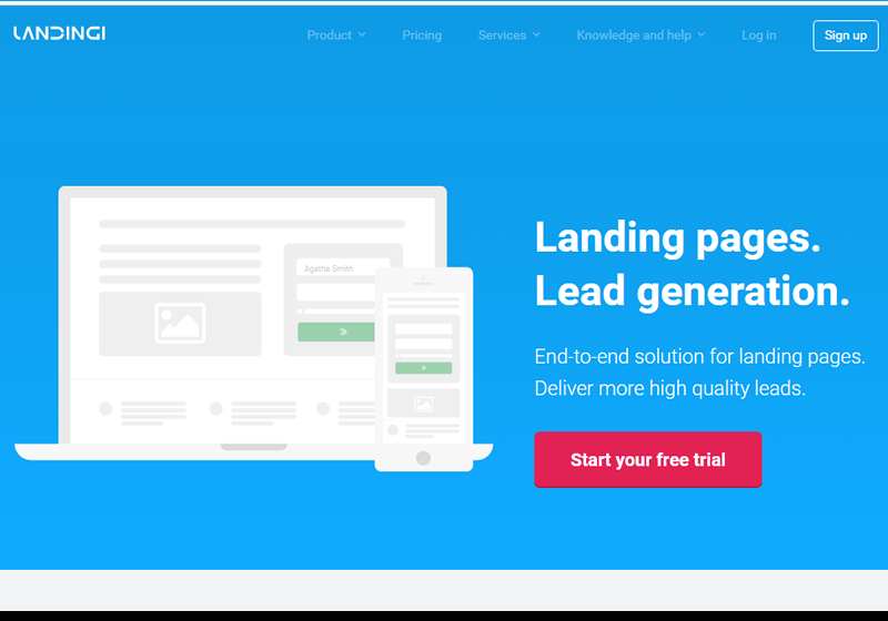 Landingi is straightforward, just add content and let them convert for you