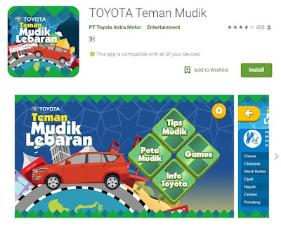 Aplikasi Mudik Toyota Cocok Untuk Perjalanan Mudik