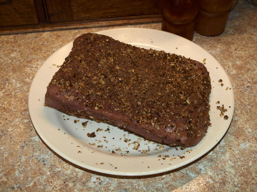 Pellet Smoker Cooking Made Hub's EZPastrami