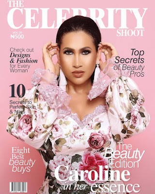 Caroline Danjuma is coverstar for celebrityshoot magazine