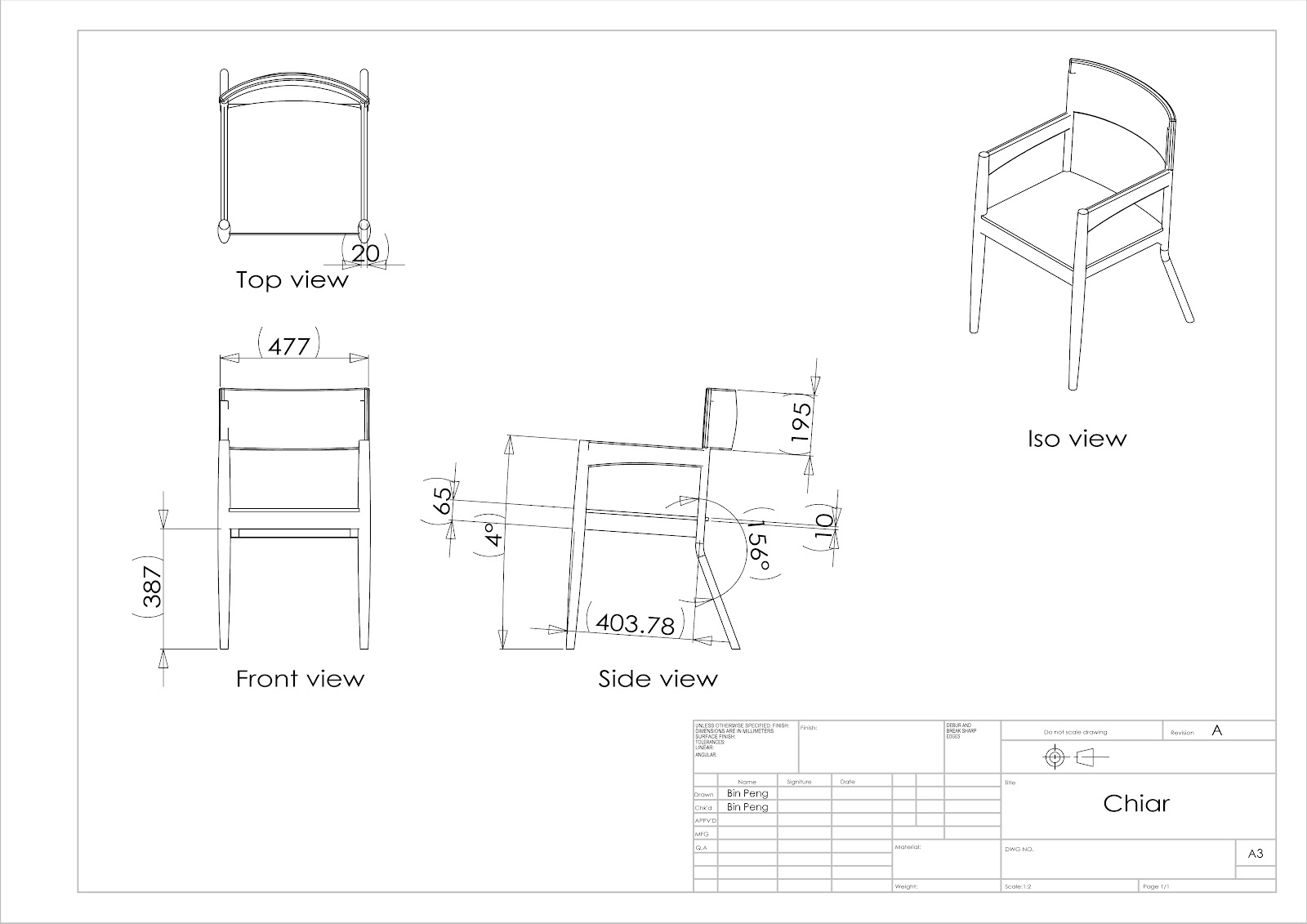 furniture design further drawing