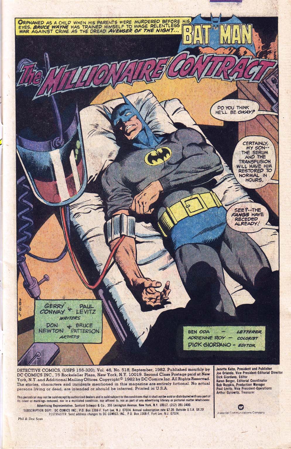 Read online Detective Comics (1937) comic -  Issue #518 - 2