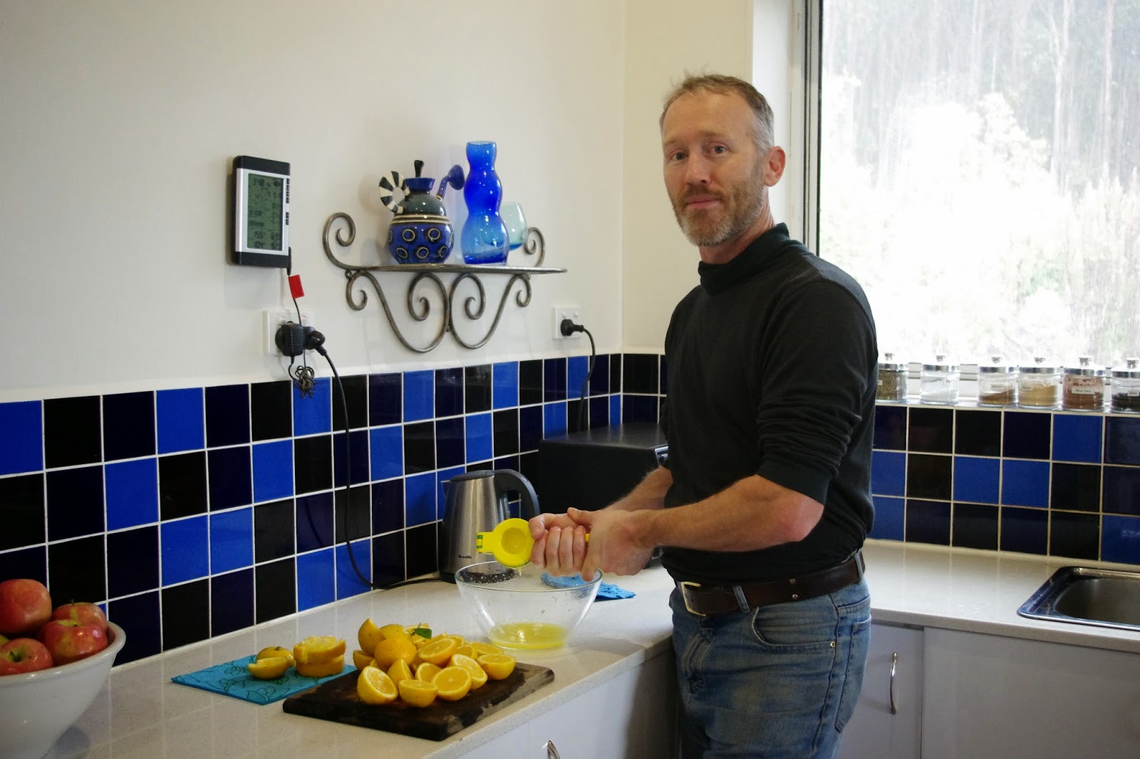 Juicing the Australian Round Limes to produce a new and (hopefully) interesting country wine
