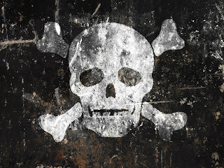 Old Pirate Skull Dark Gothic Wallpaper
