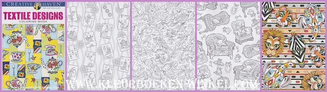 kleurboek textile designs kleurboek textile designs