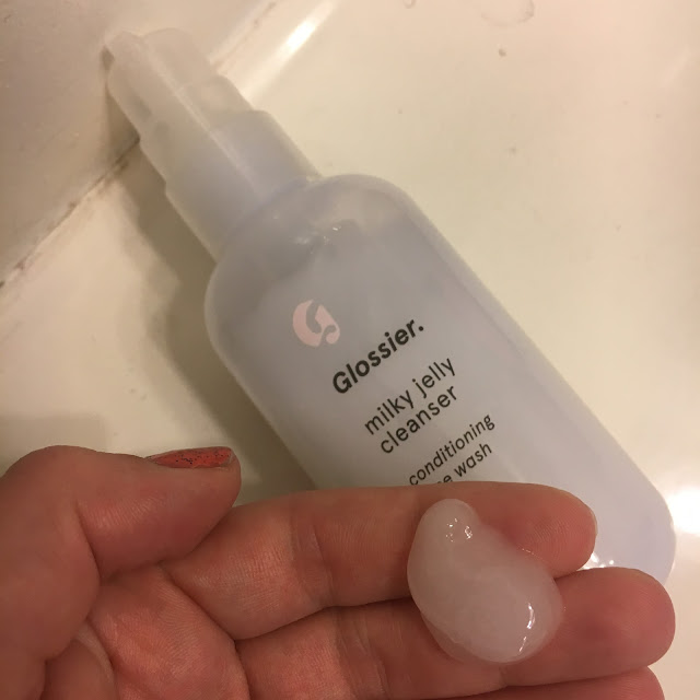 Glossier, Glossier Milky Jelly Cleanser Conditioning Face Wash, skincare, skin care