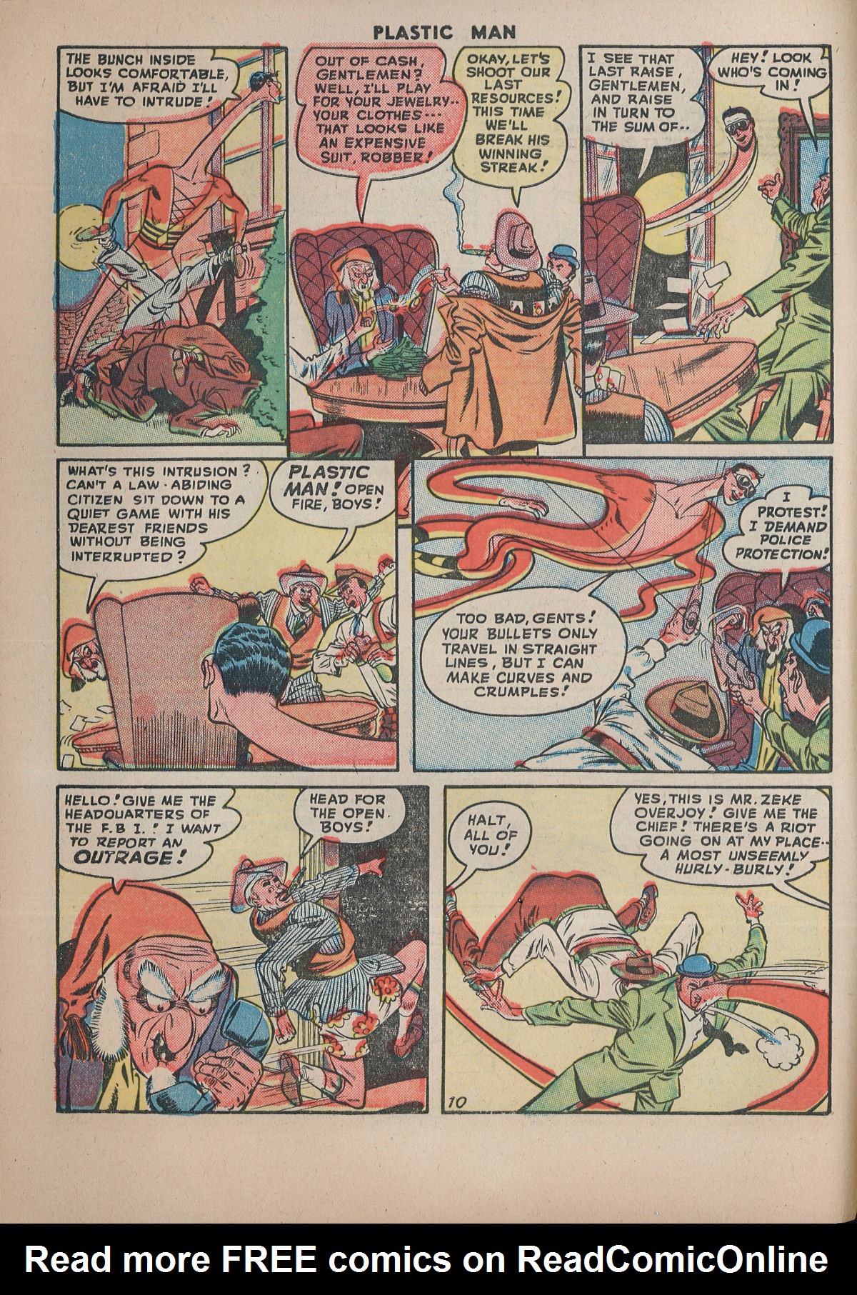 Read online Plastic Man (1943) comic -  Issue #11 - 12