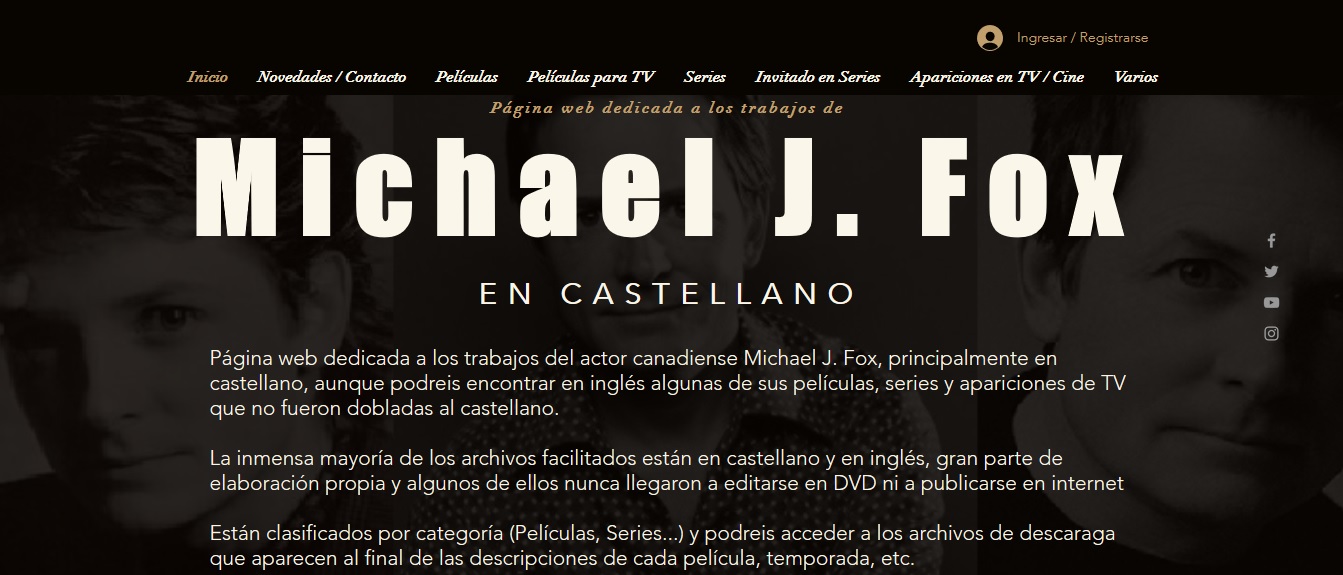 MICHAEL J. FOX EN CASTELLANO