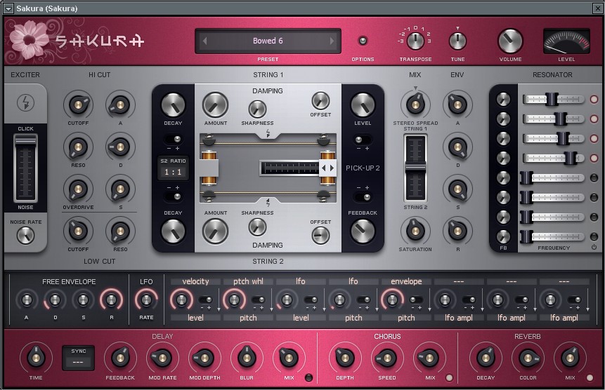 Sakura synth image line wizarddas