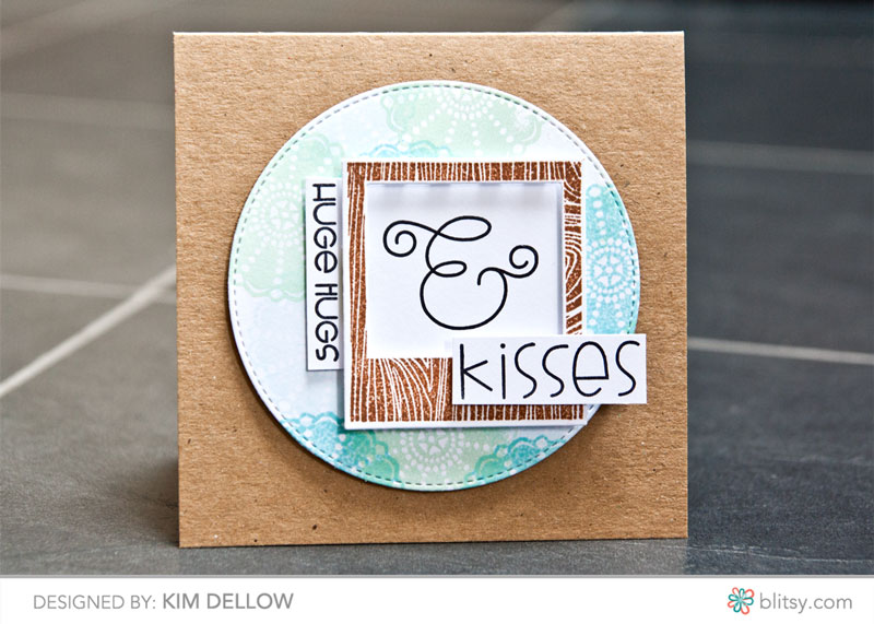 Mix and matching dies and stamps to make a card