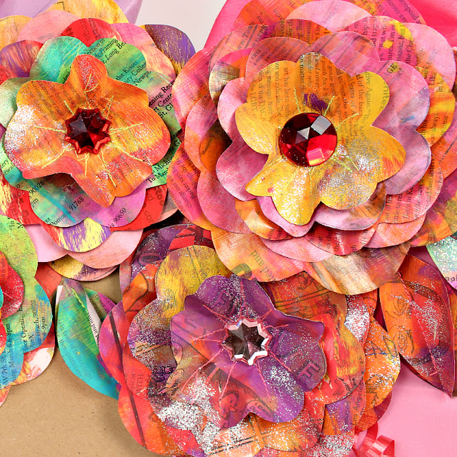 Mark Montano Newspaper Flowers DIY