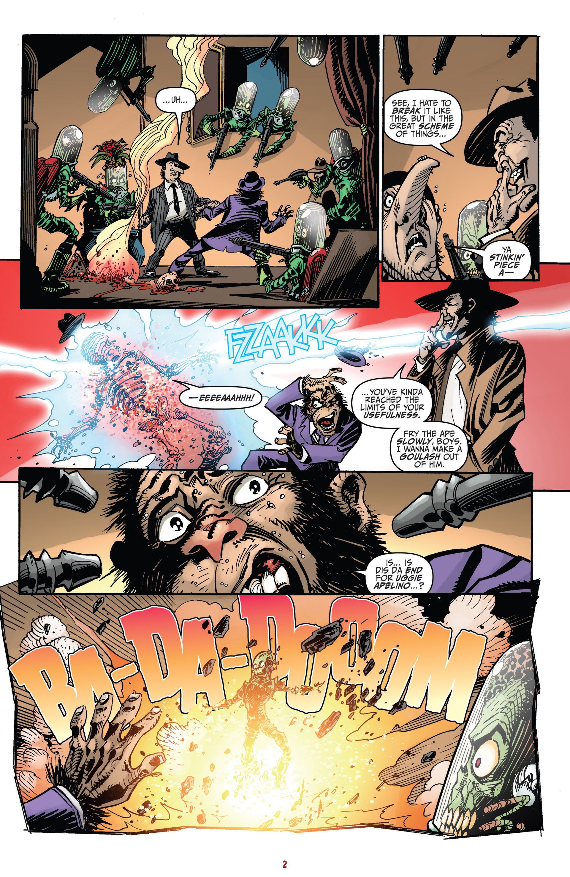 Read online Mars Attacks Judge Dredd comic -  Issue #3 - 4