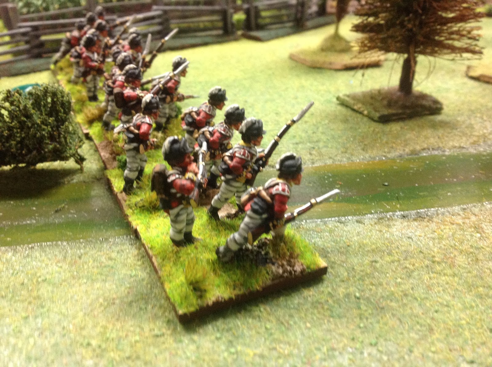 Band of Wargame Brothers AWI Playing British Grenadier